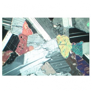 Akmenų ir mineralų objektinių stiklelių mikroskopui rinkinys nr.1