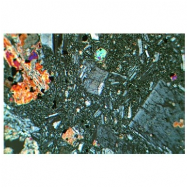 Akmenų ir mineralų objektinių stiklelių mikroskopui rinkinys nr.2