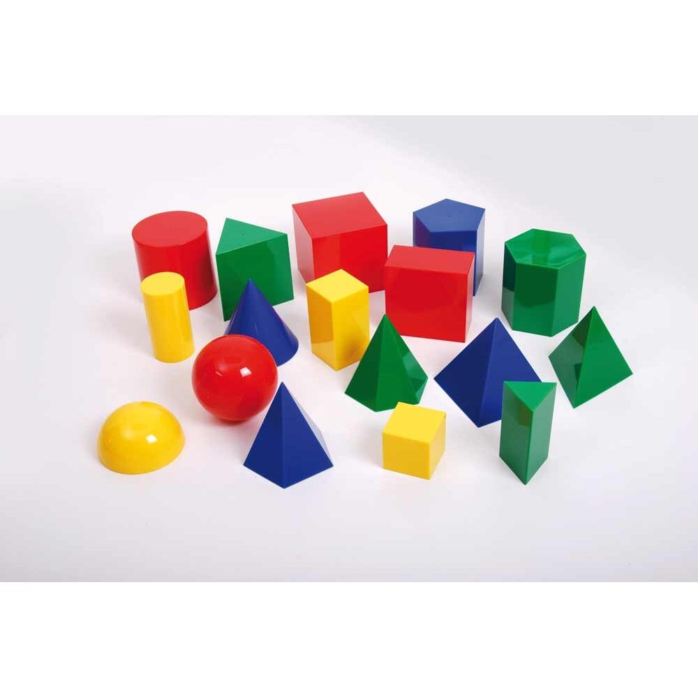 Geometrinių figūrų rinkinys, 17 vnt.