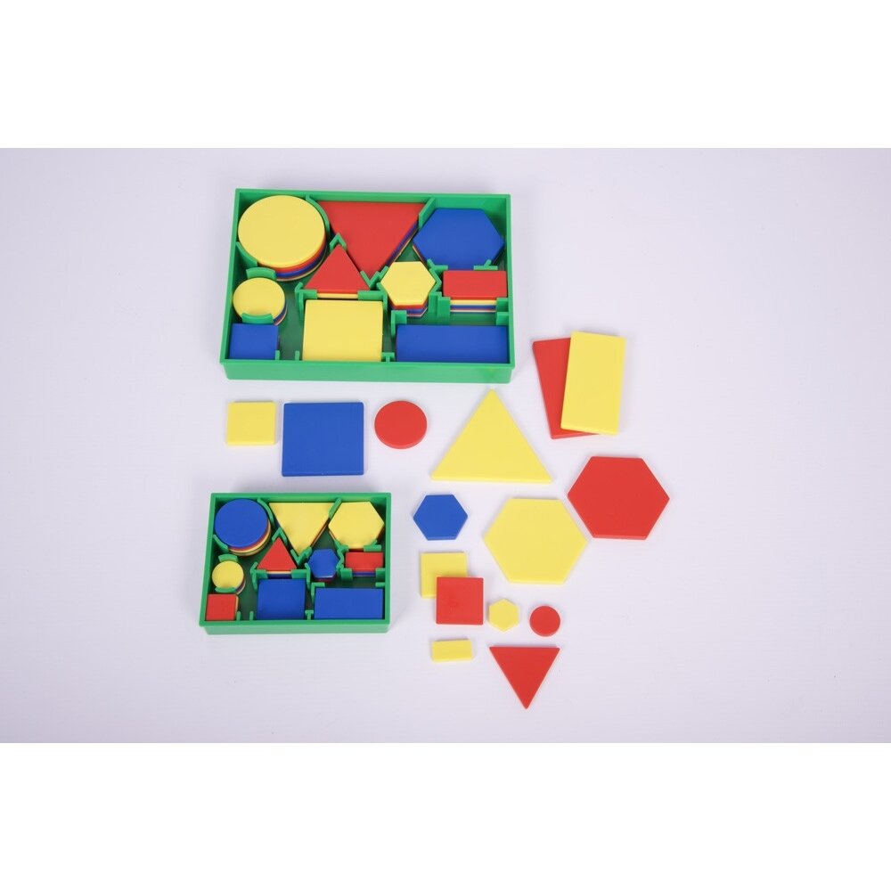 Geometrinių figūrų rinkinys, 60 dalių 2 Geometrinių figūrų rinkinys, 60 dalių 2