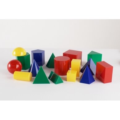 Geometrinių figūrų rinkinys, 17 vnt. 1