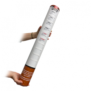 Gigantiškas cigaretės modelis „Rūkymo poveikis”