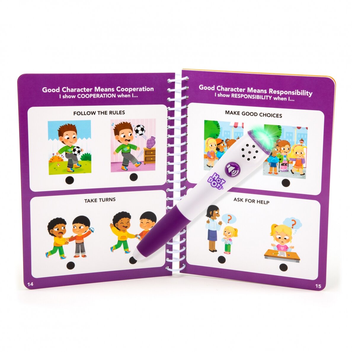 Hot Dots® žaidimas ,,Jausmai ir draugystė” 4 Hot Dots® žaidimas ,,Jausmai ir draugystė” 4