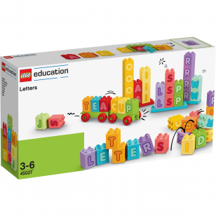LEGO® Education Abėcėlės raidės. Ankstyvojo ugdymo papildomas rinkinys.
