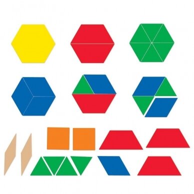 Magnetinių geometrinių figūrų rinkinys 2