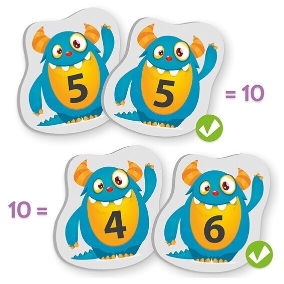 Matematikos kortelės „Gauk 10“ Matematikos kortelės „Gauk 10“