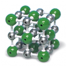 Natrio chlorido modelis, 27 atomai