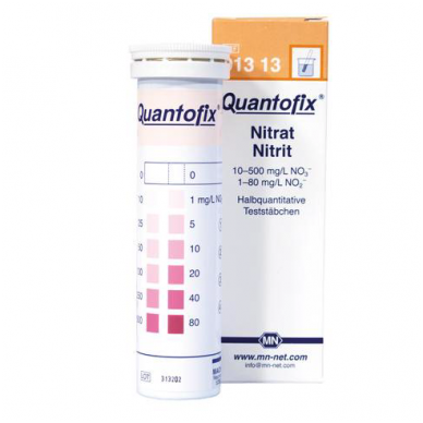 QUANTO Nitratų/Nitritų indikatorinės juostelės