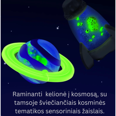 Sensorinis kosmoso žaislų rinkinys 2 Sensorinis kosmoso žaislų rinkinys 2