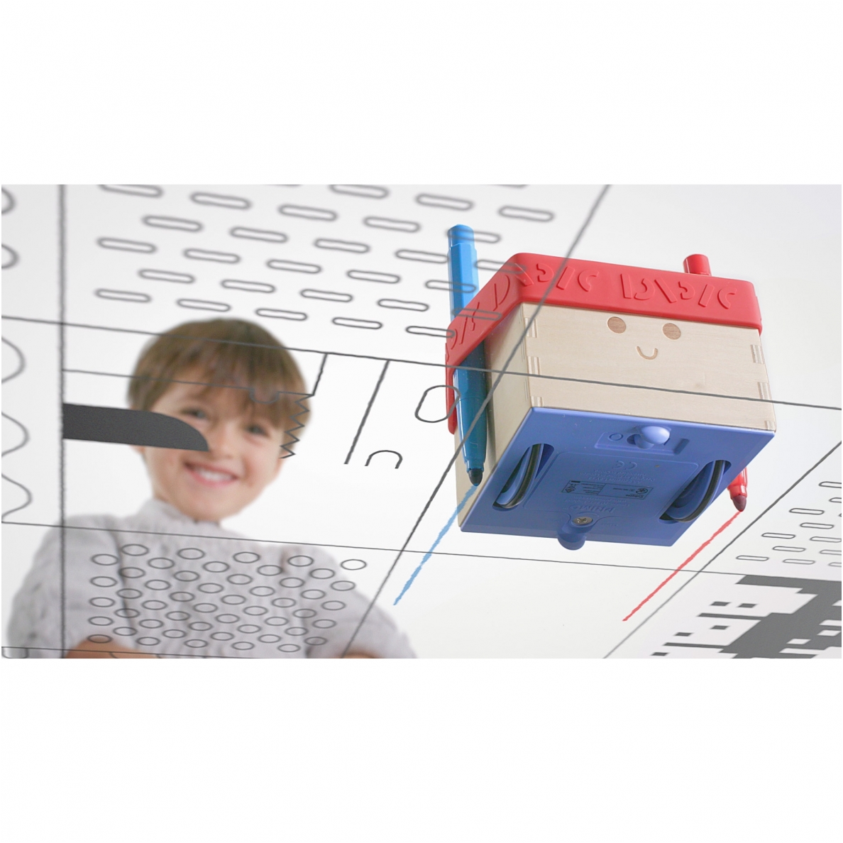 Spalvinimo rinkinys robotui "Kubiukui" 1 Spalvinimo rinkinys robotui "Kubiukui" 1