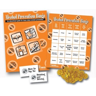 Žaidimas "Alkoholio prevencija Bingo" Žaidimas "Alkoholio prevencija Bingo"