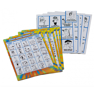 Žaidimas (bingo) "Manimi galima pasitikėti..." Žaidimas (bingo) "Manimi galima pasitikėti..."
