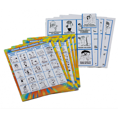 Žaidimas (bingo) "Manimi galima pasitikėti..." Žaidimas (bingo) "Manimi galima pasitikėti..."