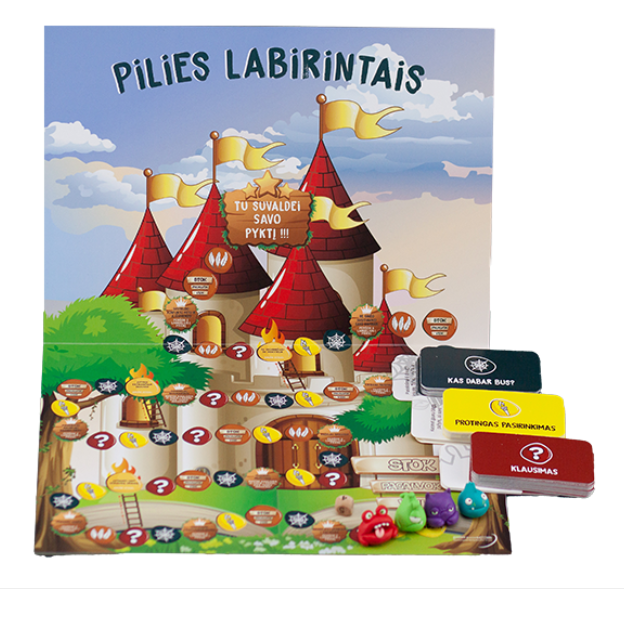 Žaidimas "Labirintas pilyje" 2 Žaidimas "Labirintas pilyje" 2